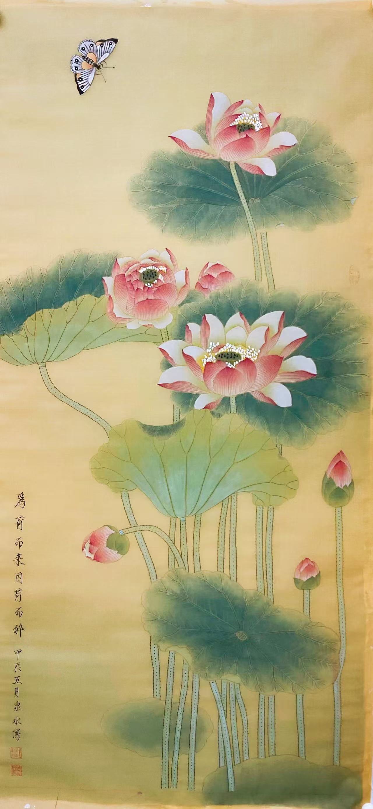 圖為童金鳳繪畫作品二